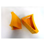 Powder Coated Automotive Wheel Chocks Powder Coated Automotive Wheel Chocks